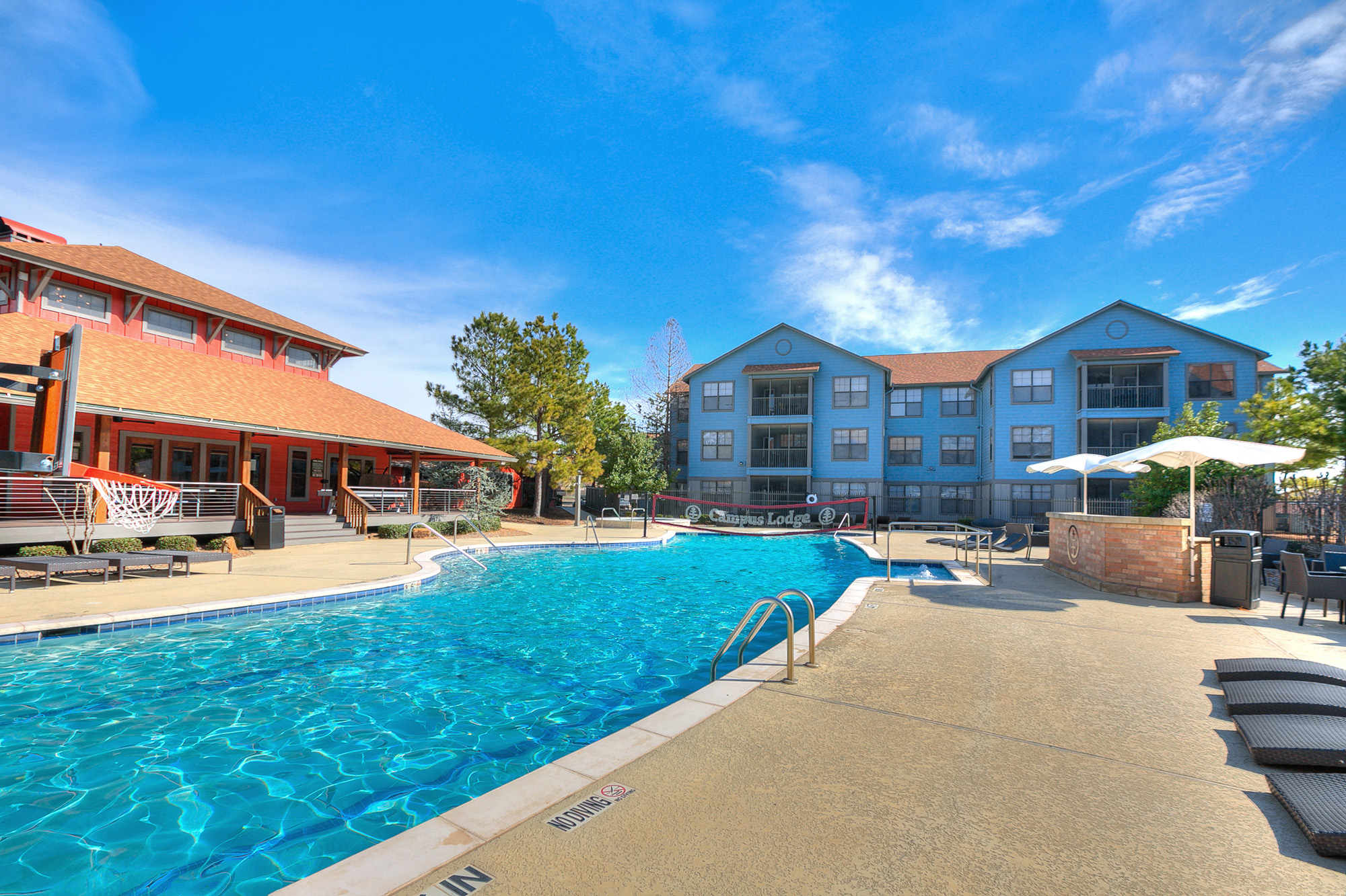 Pool near apartment